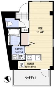 b’CASA Kitasenju（ビーカーサキタセンジュ）の間取り画像