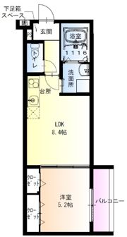 フジパレス庄内西町の間取り画像
