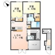 クレイドルさくらの間取り画像