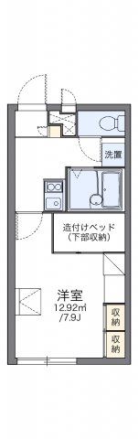 レオパレスコンフォール石橋Cの間取り画像