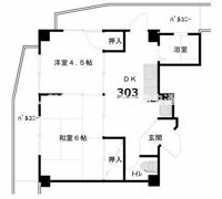 塚本マンションの間取り画像