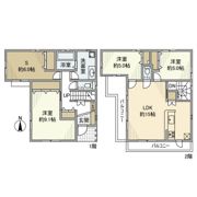 中央戸建の間取り画像