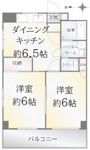 アルプスマンシオンの間取り画像