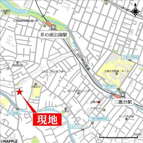 近くに施設あり