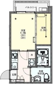 KLEIS西浦和Ⅱの間取り画像