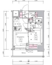 SYFORME YOKOHAMA-BANDOBASHIの間取り画像