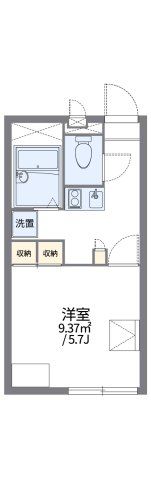 レオパレスパピー北浦Ⅰの間取り画像