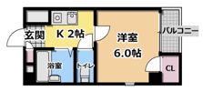 リバティ旭の間取り画像