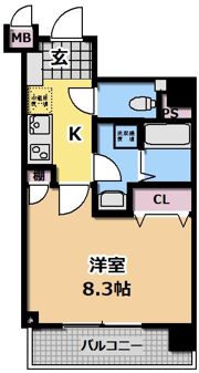 LafortⅡ城北公園通の間取り画像