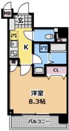 LafortⅡ城北公園通の間取り画像