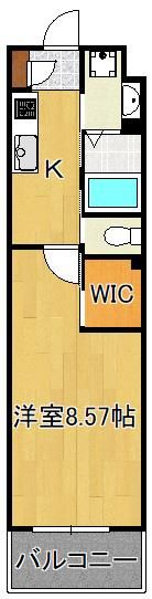 ウィングス三郎丸の間取り画像