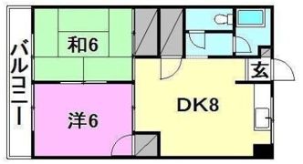 オックスフォードサーカス保免の間取り画像