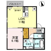 コルベーユの間取り画像