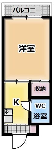 大桐ハイツ北の間取り画像