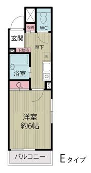 サンライズ浦安(E-084)の間取り画像