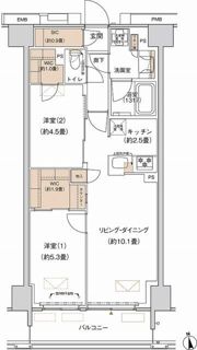 プライムネクサス大森北の間取り画像