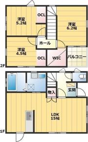 フィットヴィラ助任の間取り画像