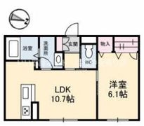 Lapaix栗林の間取り画像