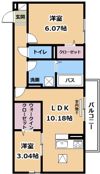 エスポワール瀬田の間取り画像