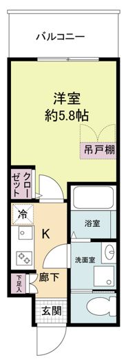 セレニテ難波ミラク参番館の間取り画像