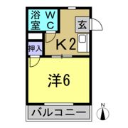 メゾン叶の間取り画像