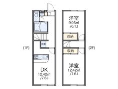レオパレス湘南Bの間取り画像