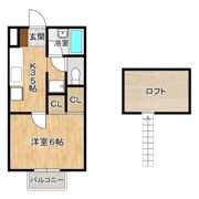 コンフォートハイツAの間取り画像