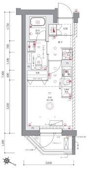 AZEST阪東橋Ⅱの間取り画像