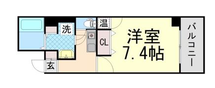 アスヴェル神戸元町の間取り画像