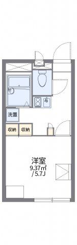 レオパレス津山口の間取り画像