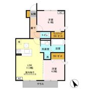 グランソレイユ Eの間取り画像