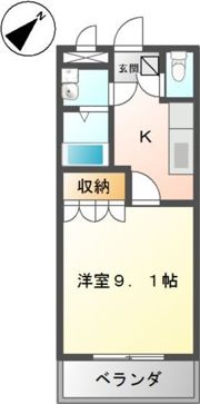 サンコート・ヴィラの間取り画像