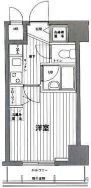 グランド・ガーラ麻布十番の間取り画像