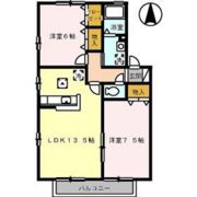 ヴィルヌーブマスダ A棟の間取り画像