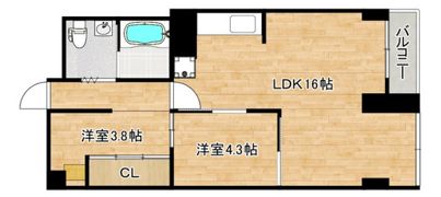 京急西広島マンションの間取り画像