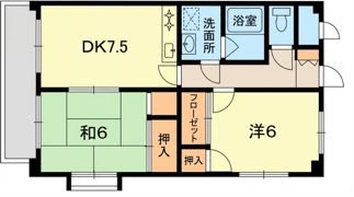 アトレーユ日吉台の間取り画像