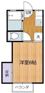 ハイムフジの間取り画像