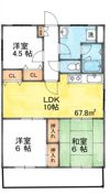 セレコート枚方Ⅰの間取り画像
