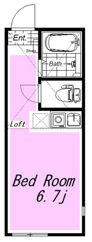 ユナイト三ッ沢マイルストーンの間取り画像