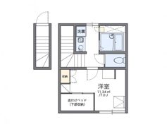 レオパレスSEVENSEAの間取り画像