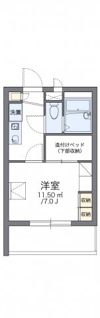 レオパレス横浜西寺尾の間取り画像