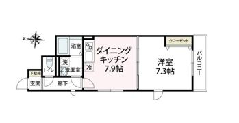 プリマベーラ中瀬の間取り画像