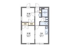 レオパレスKOBATAの間取り画像