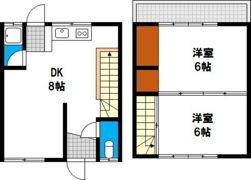 奥田タウンハウスの間取り画像