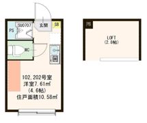 ハーモニーテラス上高井戸Ⅱの間取り画像