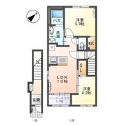 メゾンドフルールの間取り画像