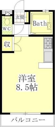 メゾンオレンジ3Aの間取り画像