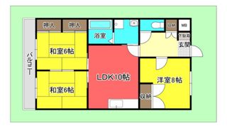 コーポMSDの間取り画像