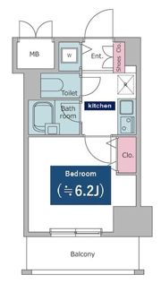 レジディア東品川の間取り画像