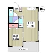 小平ファミリーマンションの間取り画像